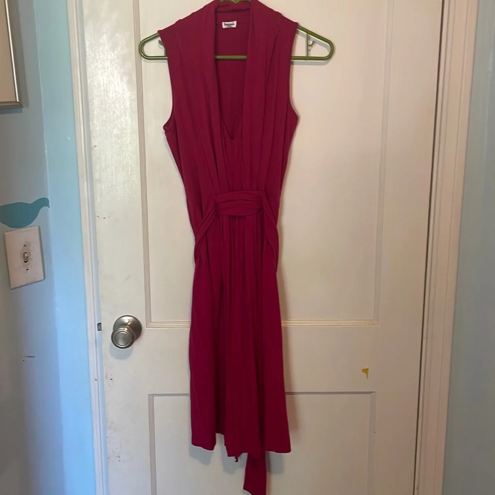 Splendid Raspberry Jersey dress - Picture 1 of 5